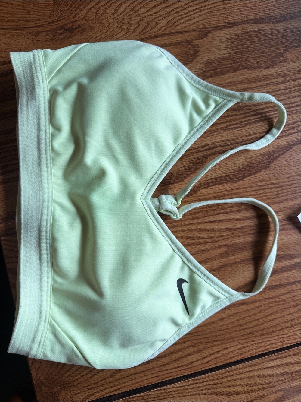 Nike Pale Yellow Light-Support Sports Bra
